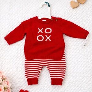 Red Baby Matching Outfit